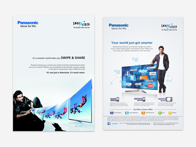 Panasonic Viera Swipe and Share Campaign