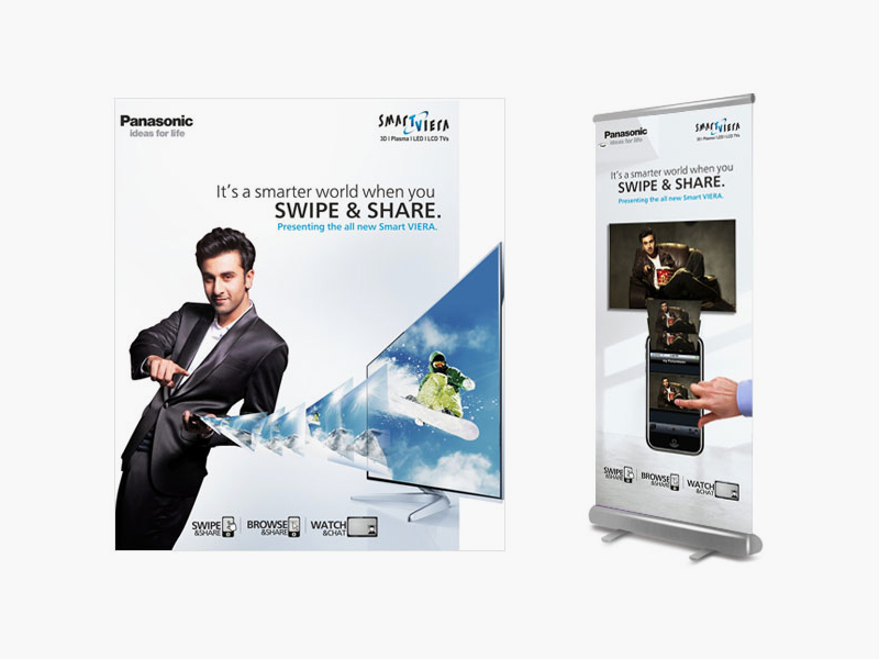 Panasonic Viera Swipe and Share Campaign