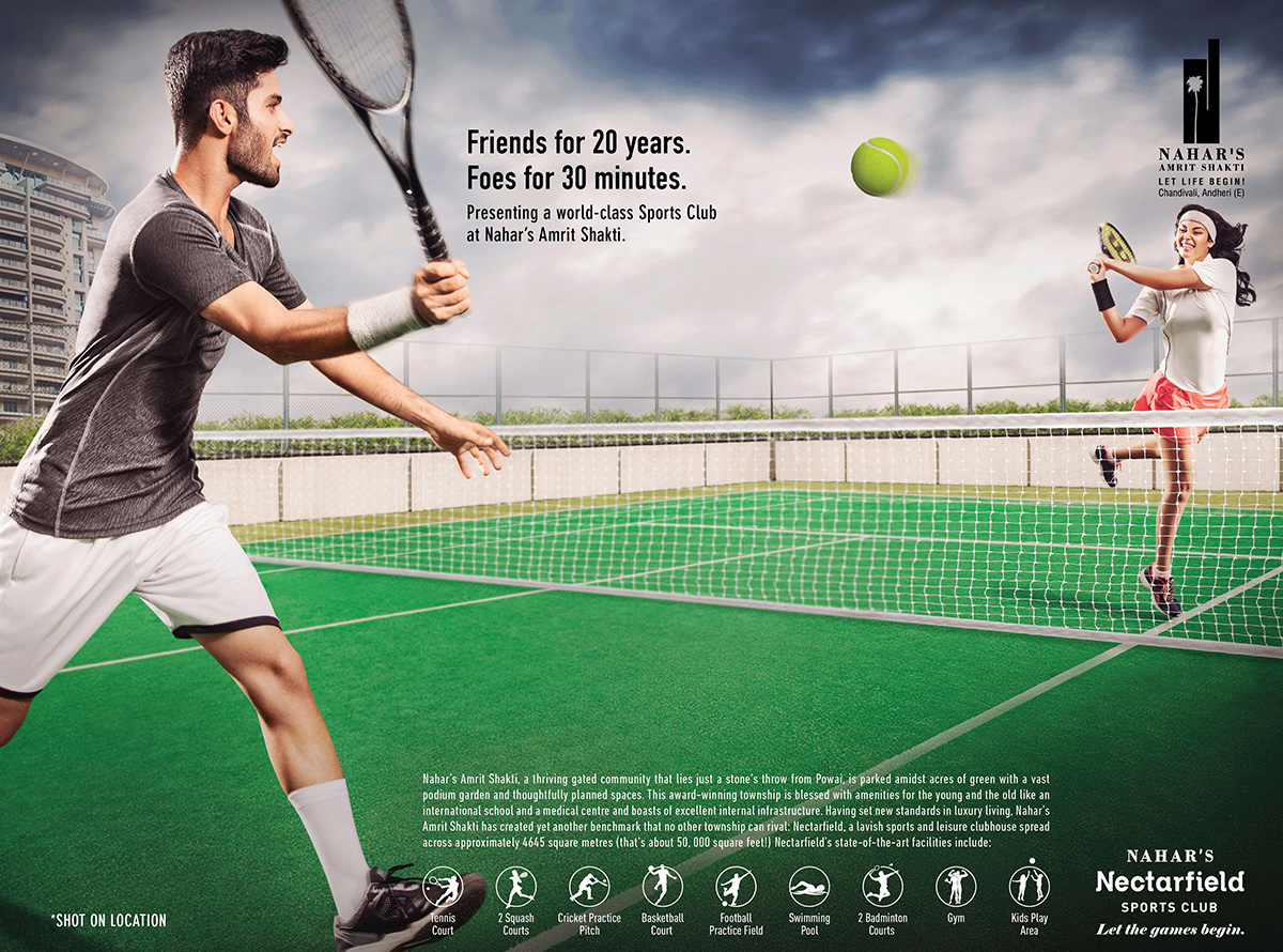 Nahar Group Tennis Ad