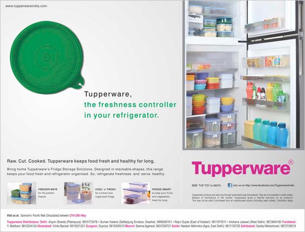 Tupperware Refrigirator Print Communication